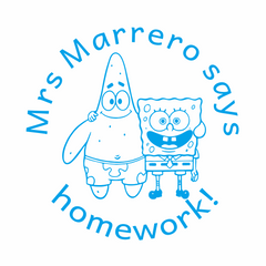 Patrick and SpongeBob Stamps