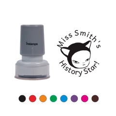 Sleepwalking Big Head Doll Stamps