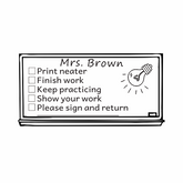 Checklist Stamp 25