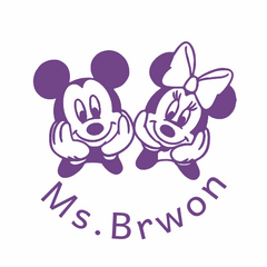 Mickey and Minnie Stamps