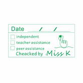 Checklist Stamp 40